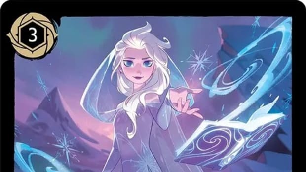 Elsa Snow Queen Alternate Art in Disney Lorcana
